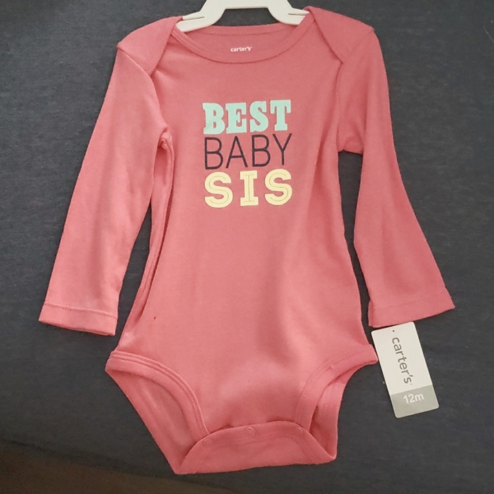 Pink long sleeve onsie